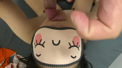 带着眼罩吃鸡巴
